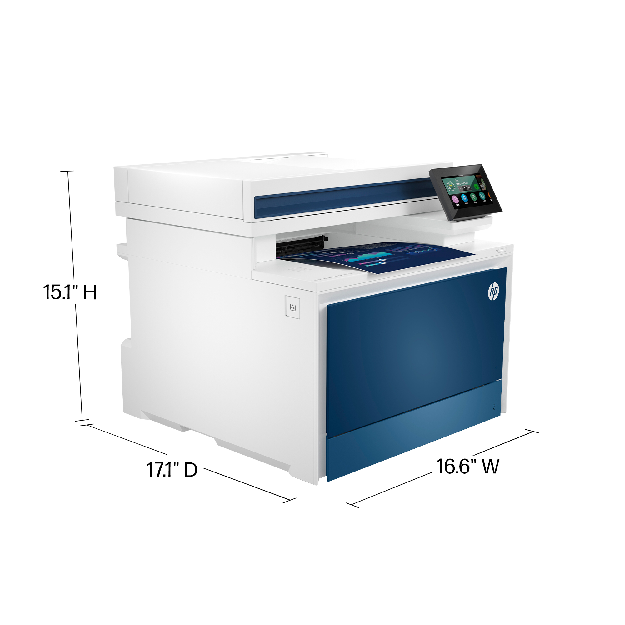 HP Color LaserJet Pro MFP 4301fdw Wireless Printer, AI-enabled - Image 2